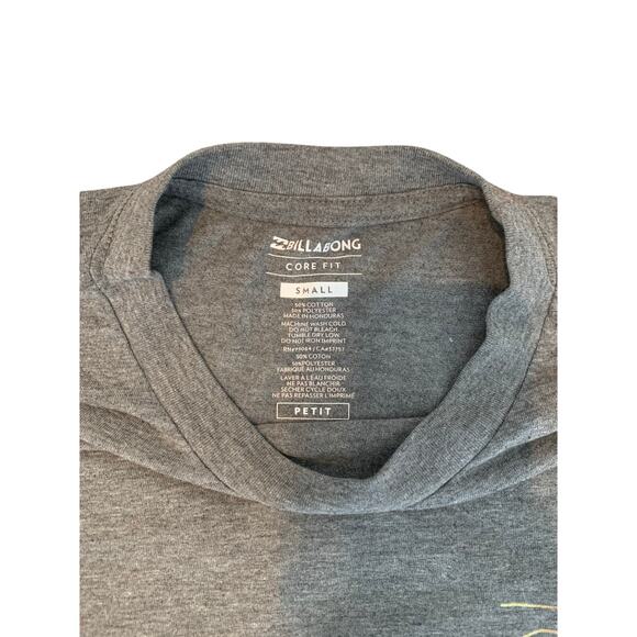 Billabong Men’s Long Sleeve T-Shirt – Size Small – Gray – Surf Skate Casual Tee - Picture 5 of 6